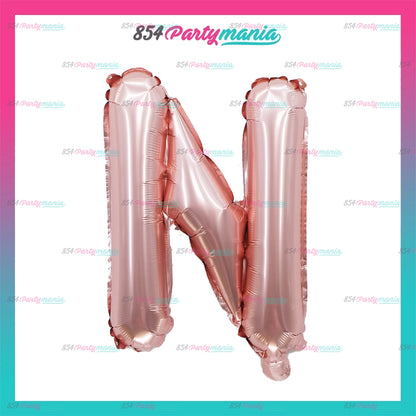 Letter Foil Balloon Rosegold 16" (sold by 10's) BRAND: PROLATEX