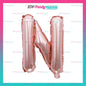 Letter Foil Balloon Rosegold 16" (sold by 10's) BRAND: PROLATEX