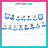 Nautical Happy Birthday Banner (sold by 10's)