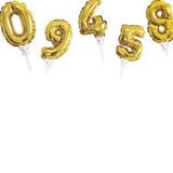 NUMBER CAKE TOPPER (sold by 12's)