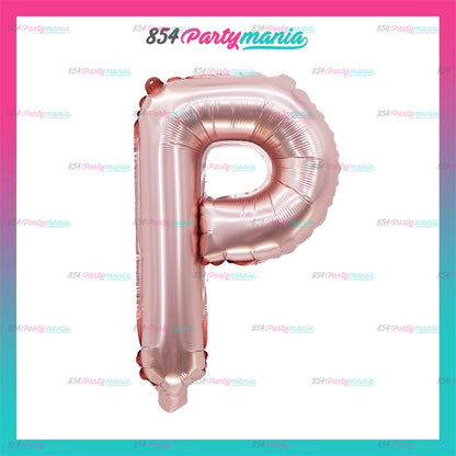 Letter Foil Balloon Rosegold 16" (sold by 10's) BRAND: PROLATEX