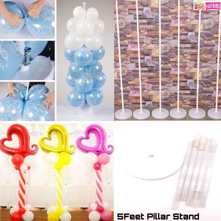 BALLOON PILLAR STAND (sold by 5's)