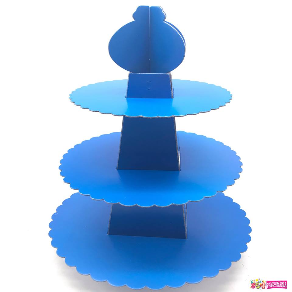 Cupcake Stand 3 tier Board Dotted / Plain (10pcs min)