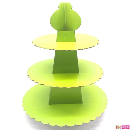 Cupcake Stand 3 tier Board Dotted / Plain (10pcs min)