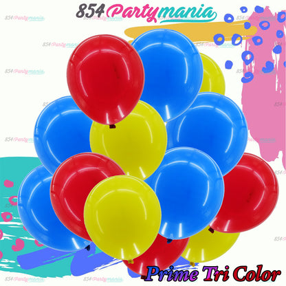 Tri Color Prolatex Balloons 30pcs 3in1 Balloon Set (sold by 5pck)