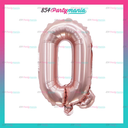 Letter Foil Balloon Rosegold 16" (sold by 10's) BRAND: PROLATEX