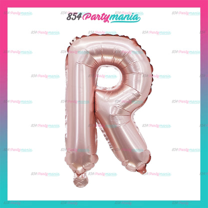 Letter Foil Balloon Rosegold 16" (sold by 10's) BRAND: PROLATEX