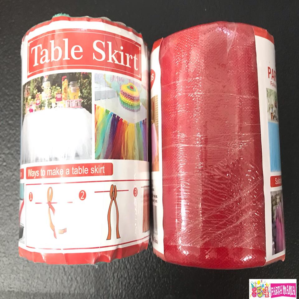 TABLE SKIRT Tulle DIY 50yards (5pcs min)