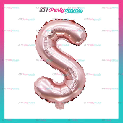 Letter Foil Balloon Rosegold 16" (sold by 10's) BRAND: PROLATEX