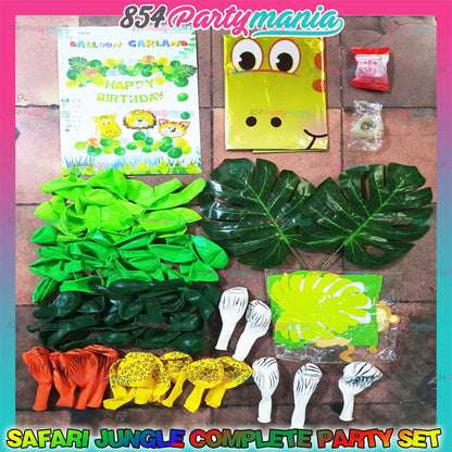 SAFARI JUNGLE BALLOON GARLAND SET (sold by 10's)