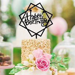 ACRYLIC CAKE TOPPER [PREMIUM QUALITY] (20pcs/pack)