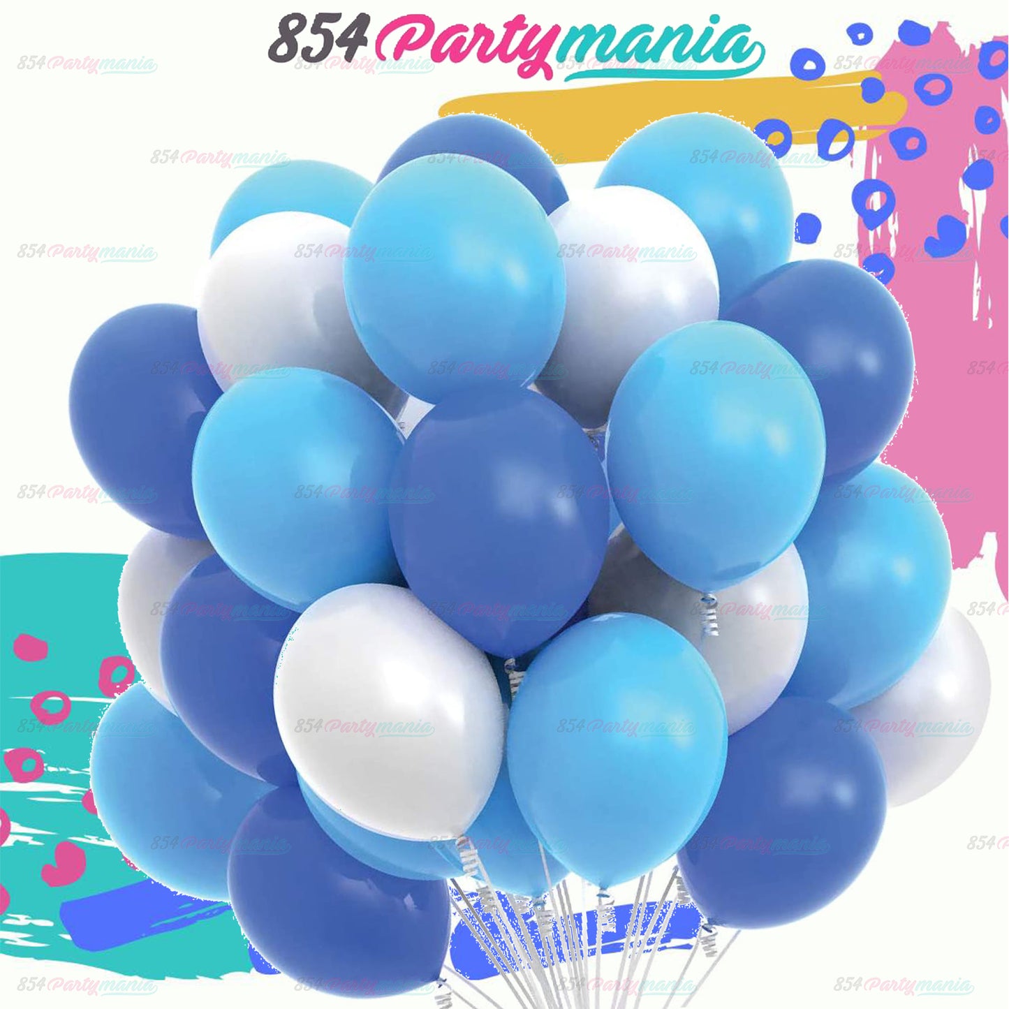 Tri Color Prolatex Balloons 30pcs 3in1 Balloon Set (sold by 5pck)