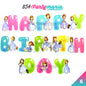 Happy Birthday Letter Banner Disney Character (sold by 12's)