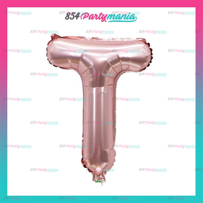 Letter Foil Balloon Rosegold 16" (sold by 10's) BRAND: PROLATEX