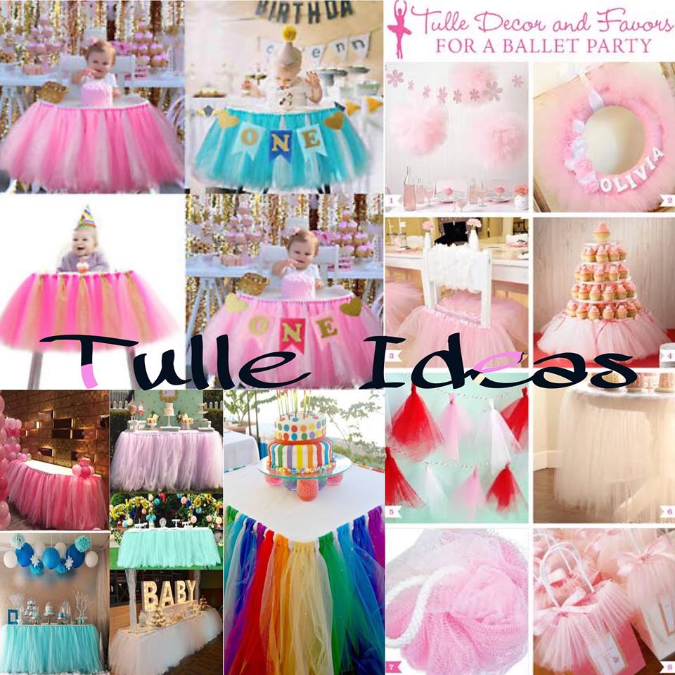 TABLE SKIRT Tulle DIY 50yards (5pcs min)