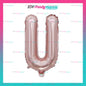 Letter Foil Balloon Rosegold 16" (sold by 10's) BRAND: PROLATEX