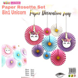 Paper Rosette Set 8in1 (10pck min)