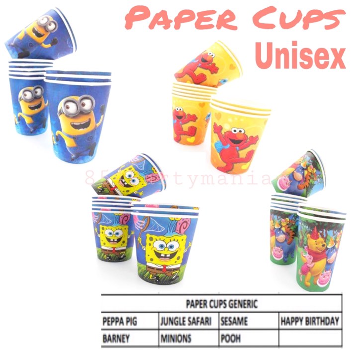 [BARGAIN SALE] Paper Cups (10pck min)