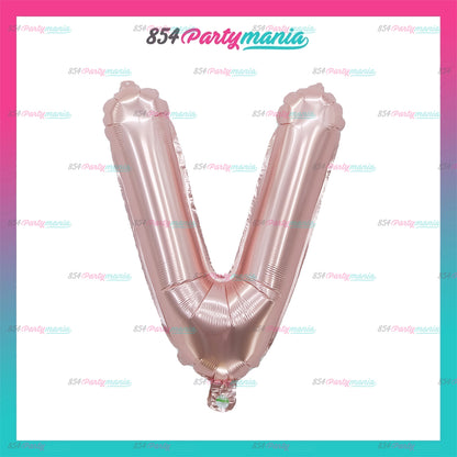 Letter Foil Balloon Rosegold 16" (sold by 10's) BRAND: PROLATEX